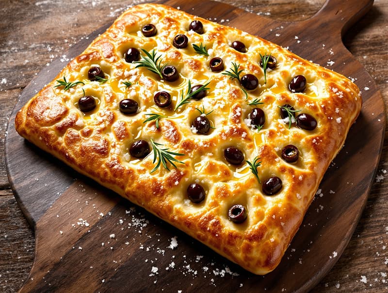 Olive & Rosemary Focaccia