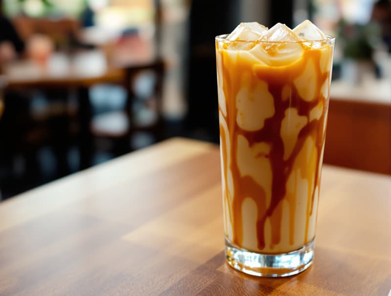 Iced Caramel Latte