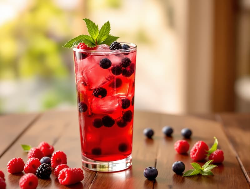 Berry Hibiscus Iced Tea