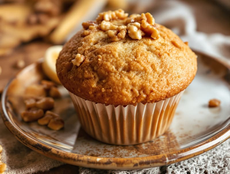 Banana Walnut Muffin