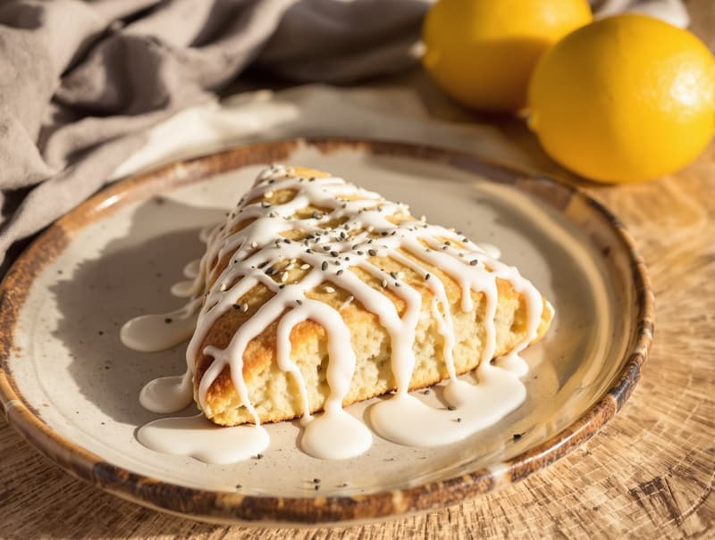 Lemon Poppy Seed Scone