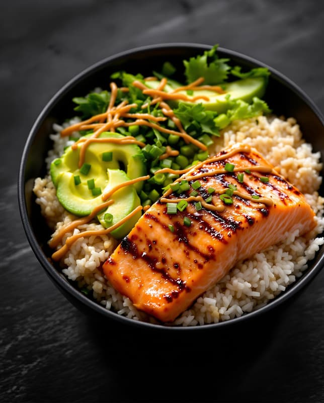 Miso Salmon Bowl