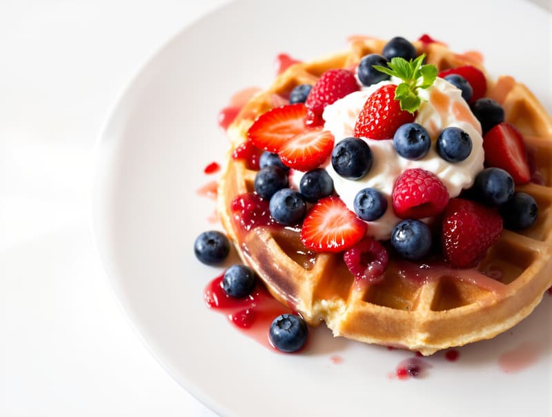 Berry Waffle