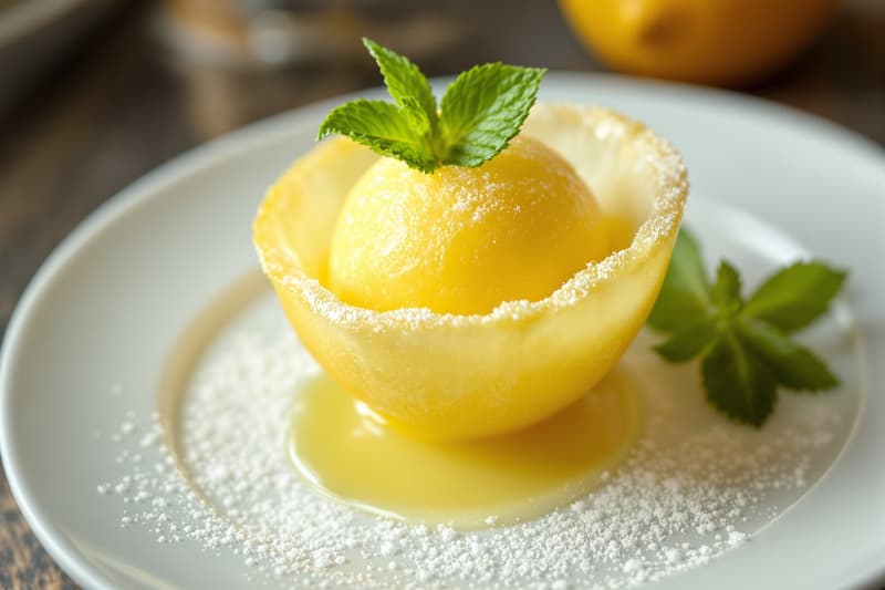 Lemon Sorbet — Palate Cleanser