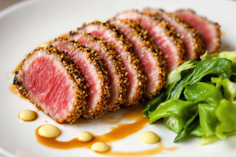 Ahi Tuna Steak — Sesame Crusted