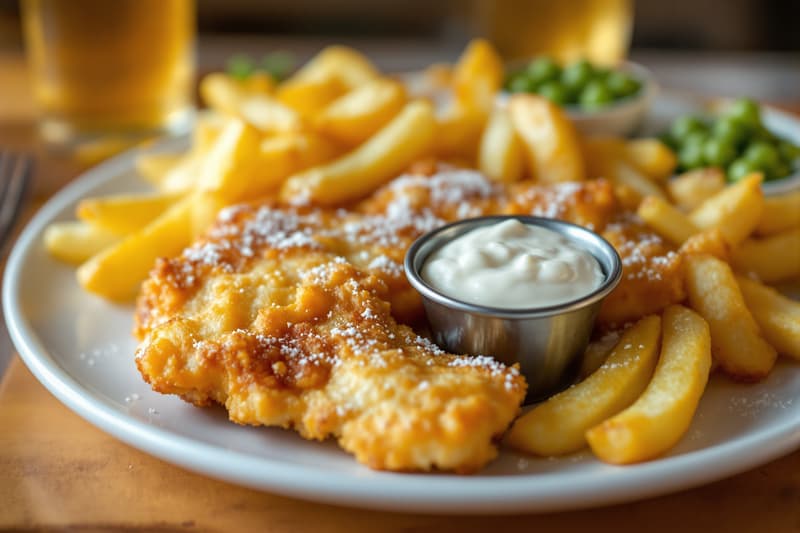 Fish & Chips — Beer Battered Cod