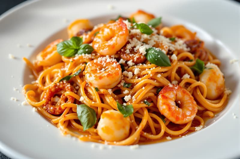 Seafood Linguine — Fra Diavolo