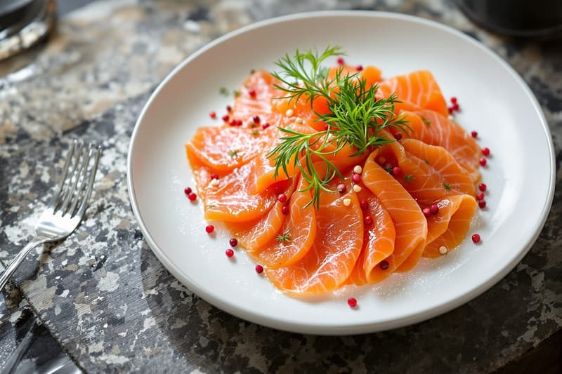 Salmon Crudo